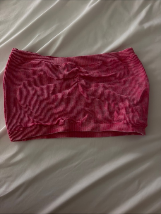 American Eagle Outfitters Tops - American Eagle Outfitters Hot Pink Ribbed Tube Top